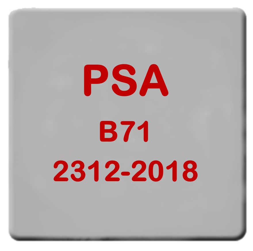 Aprovação PSA B71 2312-2018