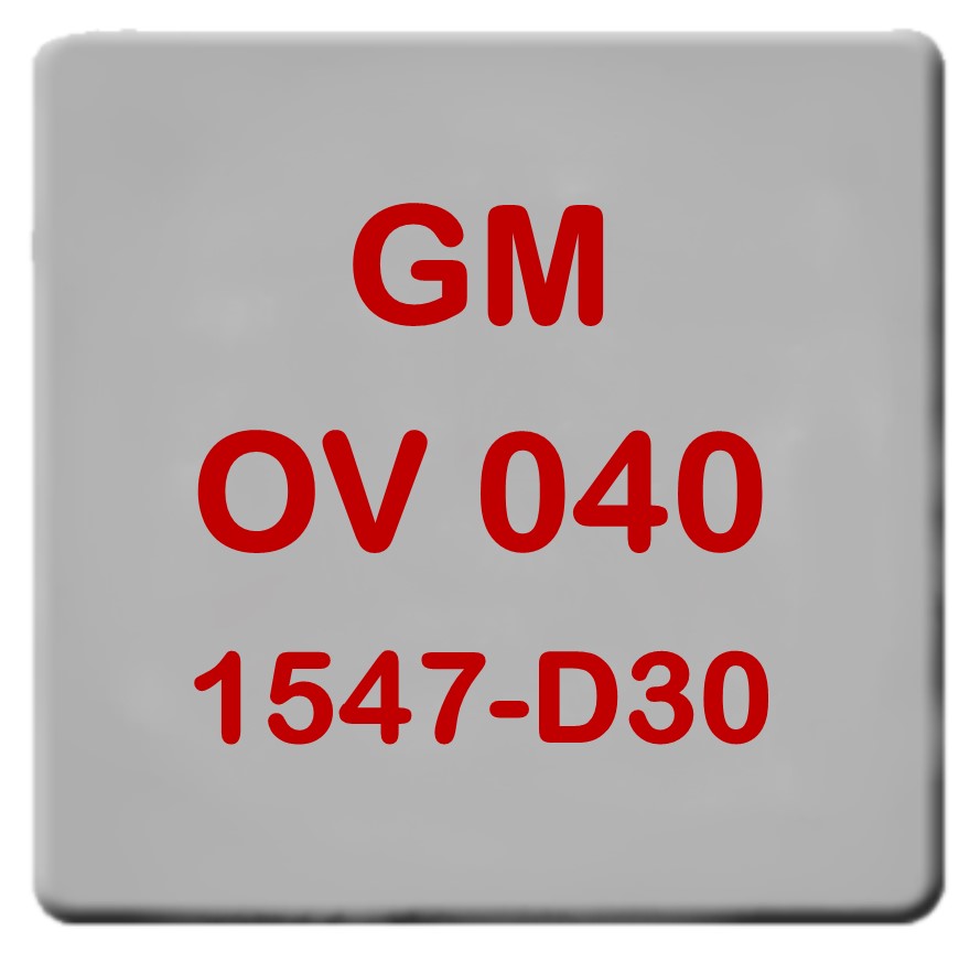 Aprovação GM OV 040 1547-D30