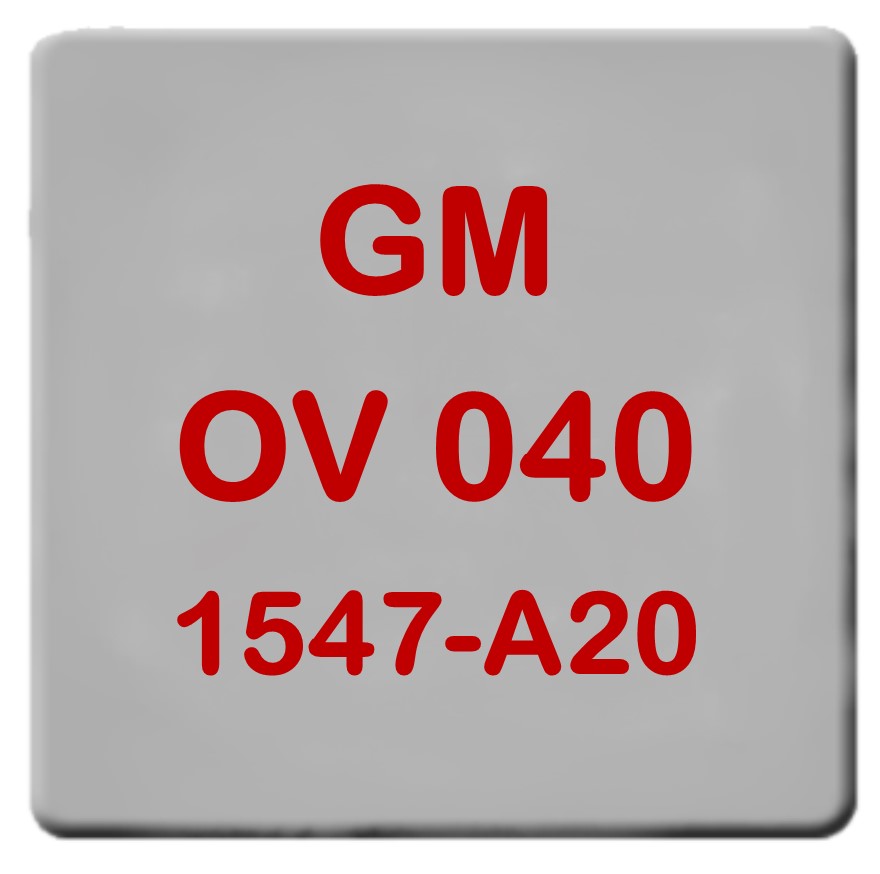 Aprovação GM OV 040 1547-A20